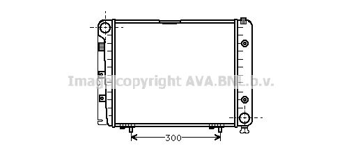 AVA QUALITY COOLING Radiators, Motora dzesēšanas sistēma MSA2066